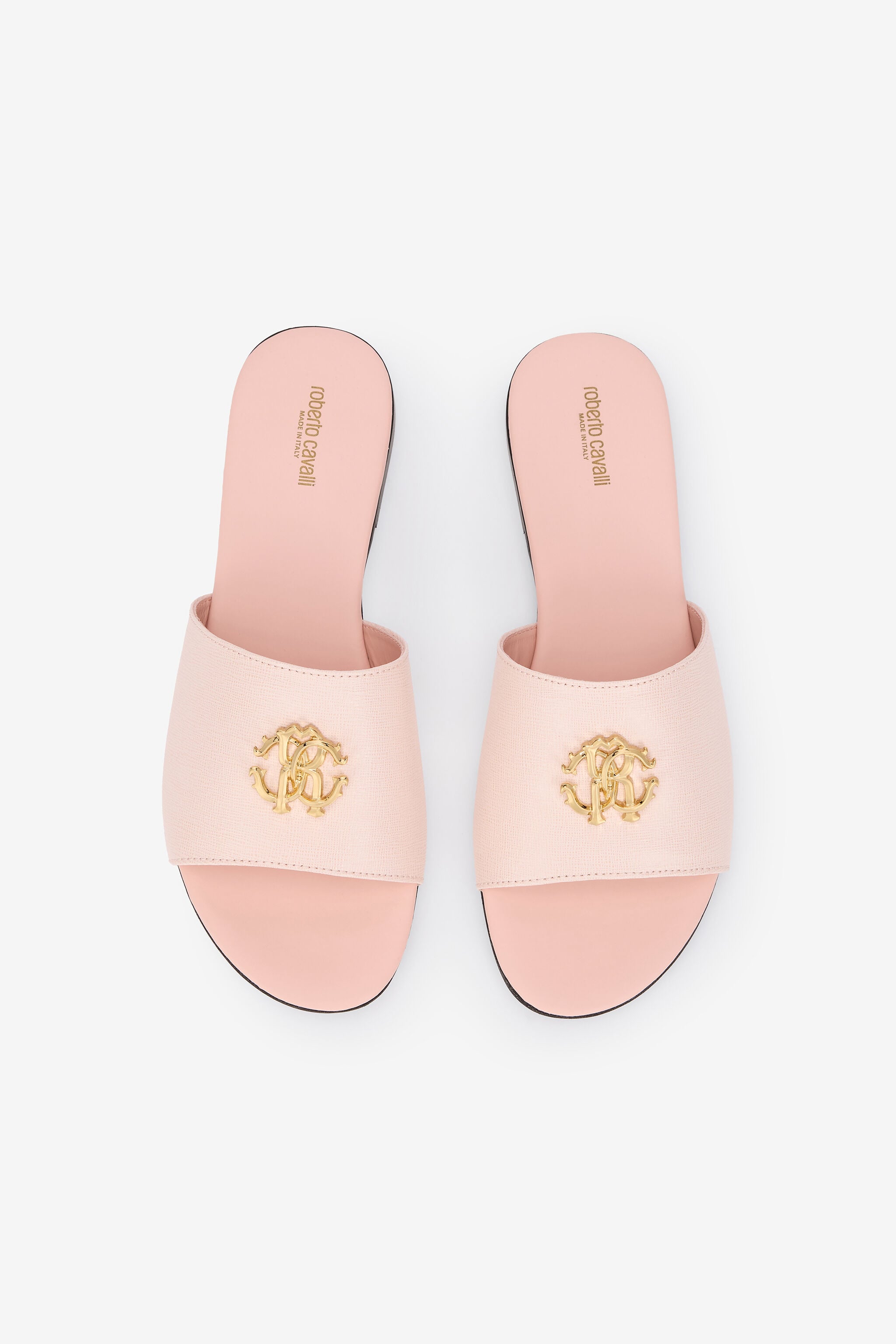 RC Pink Sandal With Monogram RC RC Pink Sandal With Monogram RC PINK QOS01B-PZO18