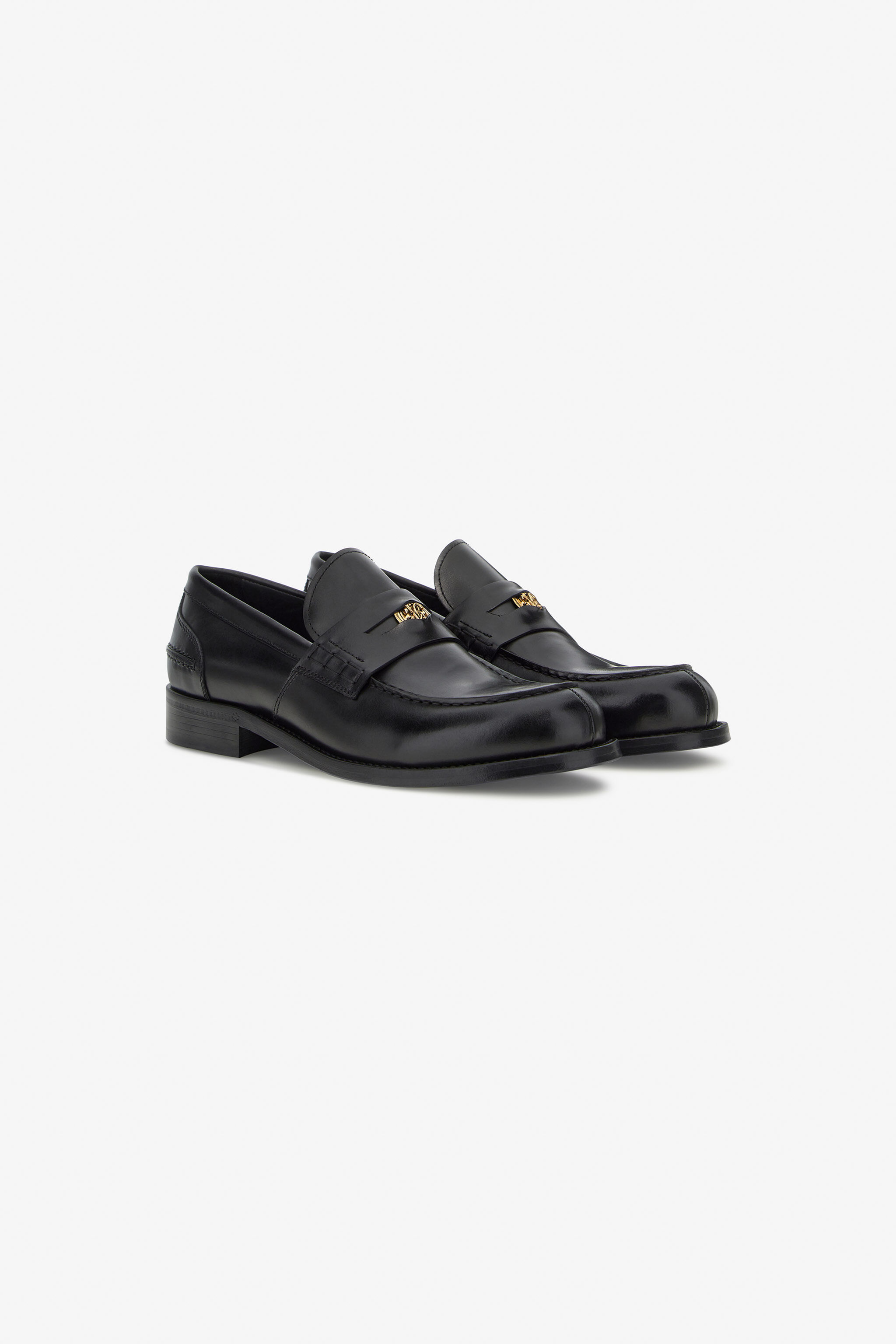 RC Moccasins with Monogram RC Black SRS017-PZA84