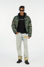 JC Chaqueta Acolchada Reversible con Estampado Tiger Camu BLACK VFT121-VF187