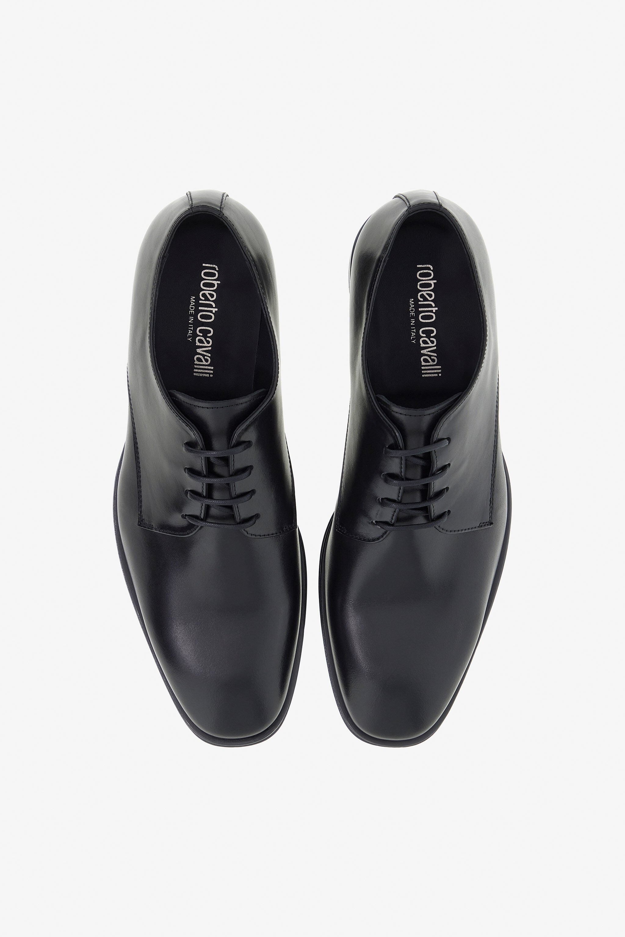 RC Black Leather Laced-Up Shoes RC Black Leather Laced-Up Shoes Black SRS011-PZA84