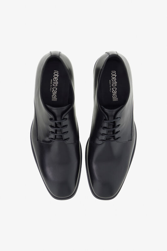 RC Black Leather Laced-Up Shoes RC Black Leather Laced-Up Shoes Black SRS011-PZA84