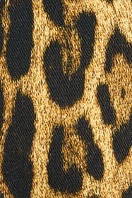 RC Denim Jeans With Jaguar Skin Print Brown VWJ221-DAQ71