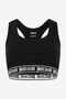 JC Black Bra With Logo Band BLACK UFU006-UF203