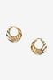 RC Boucles d'oreilles créoles avec motif Ray Of Gold Or VKG001-AM021