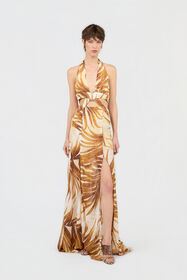 JC Robe Longue Imprimé Golden Palm DAFFODIL WFT305-WF703