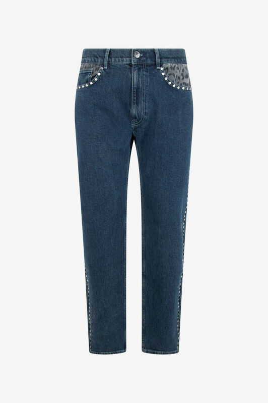 RC Denim-Hose Ready To Wear Hose Blau Nieten RC Denim-Hose Ready To Wear Hose Blau Nieten DENIM TOJ20G-DL010