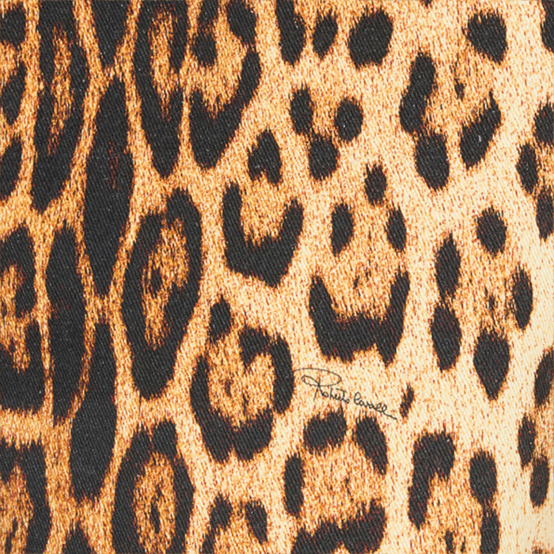 RC Jeans With All-Over Leopard Skin Print RC Jeans With All-Over Leopard Skin Print Brown VRJ232-4NP73