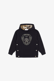 JU Printed Sweatshirt Black TJT68F-CF050