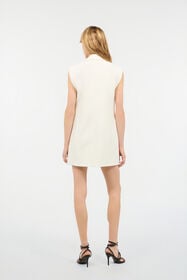 JC Single-Breasted Blazer Dress White UFT189-UF255