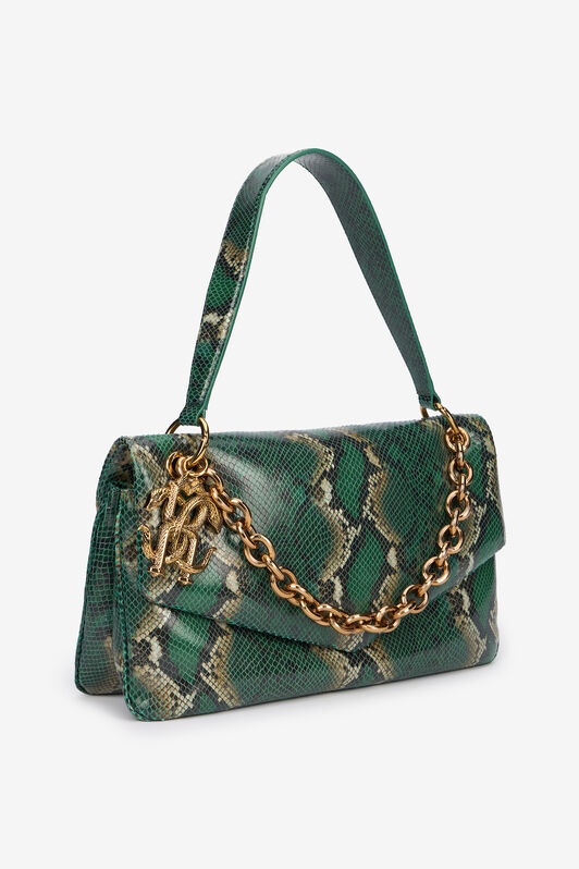 RC Green Bag With Python Print RC Green Bag With Python Print Dark green VWB002-PZ666