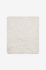 JU Baumwolldecke mit Avvento-Print PEARL GREY XJT80G-3PS62