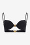RC Top bikini con dettaglio logo RC Top bikini con dettaglio logo BLACK WKW001-LL030