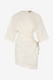 RC Robe courte unie en lin RC Robe courte unie en lin Ivoire UWT131-LG018