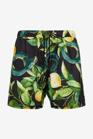 RC Swim shorts with Lemon print Schwarz SYH00A-5RF75