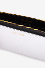 RC Zip-Around Wallet with Snake Print Серебряный TKA006-PZ579