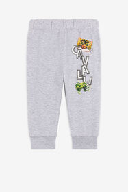 JU Pantalón de chándal con logotipo y estampado Wildlife GRIGIO MELANGE PJT268-CF050