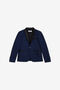 JU Jacket with satin relief JU Jacket with satin relief Dark blue SJT402-RN012