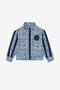 JU Sweat-Shirt Avec Glissière Et Imprimé All-Over Bleu clair UJT693-5OO44