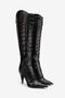 RC Black Leather Heel Boots RC Black Leather Heel Boots BLACK/PALLADIUM XWS006-PZ958