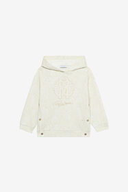 JU Hooded Sweatshirt With Cheetah Print Ivory UJT69G-5OO35