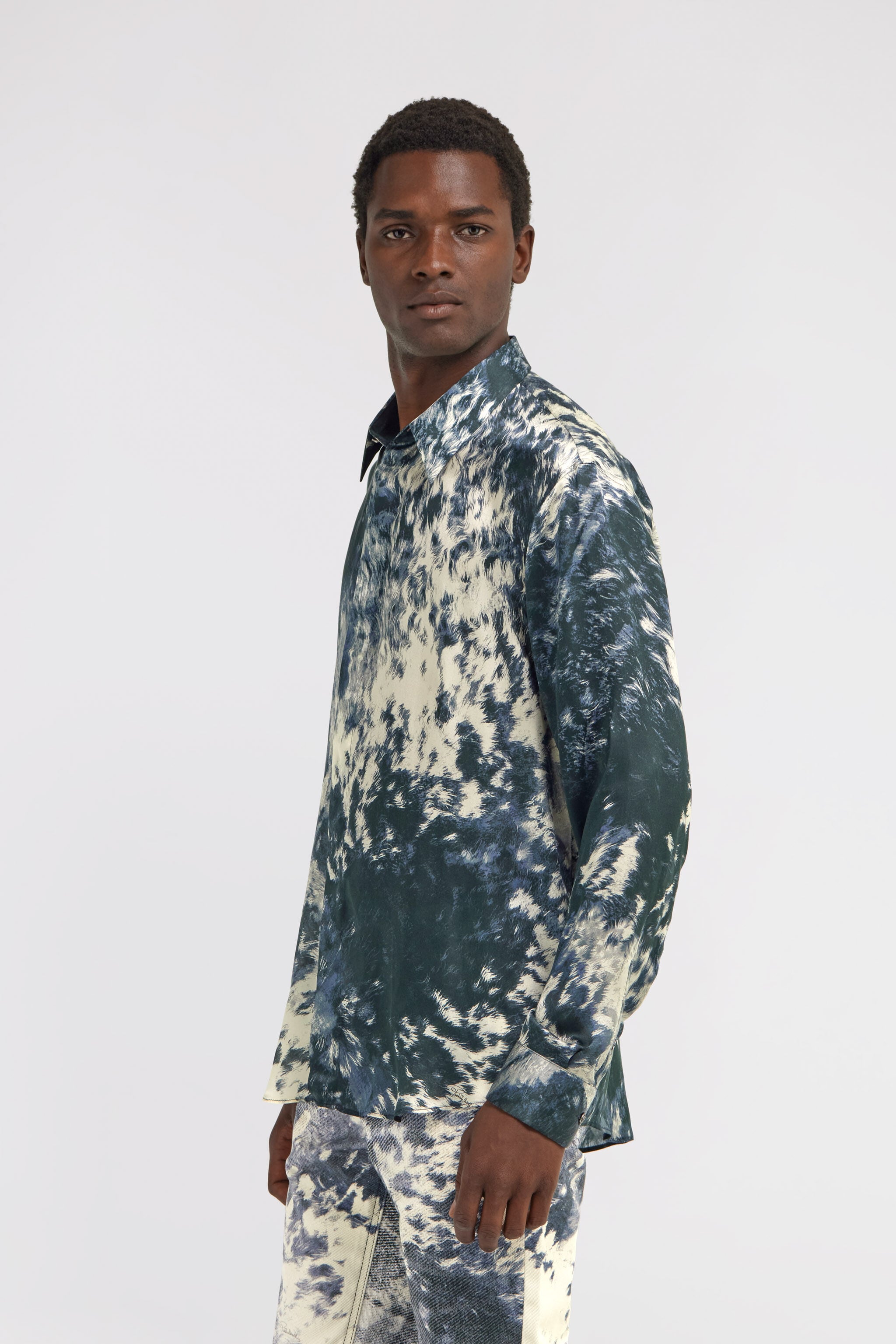 RC Appaloosa Print Shirt Blue TRT713-HGN08