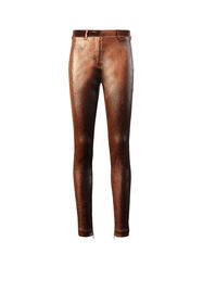 RC Pantalon en lurex métallisé Rouge foncé HQT203-FT099