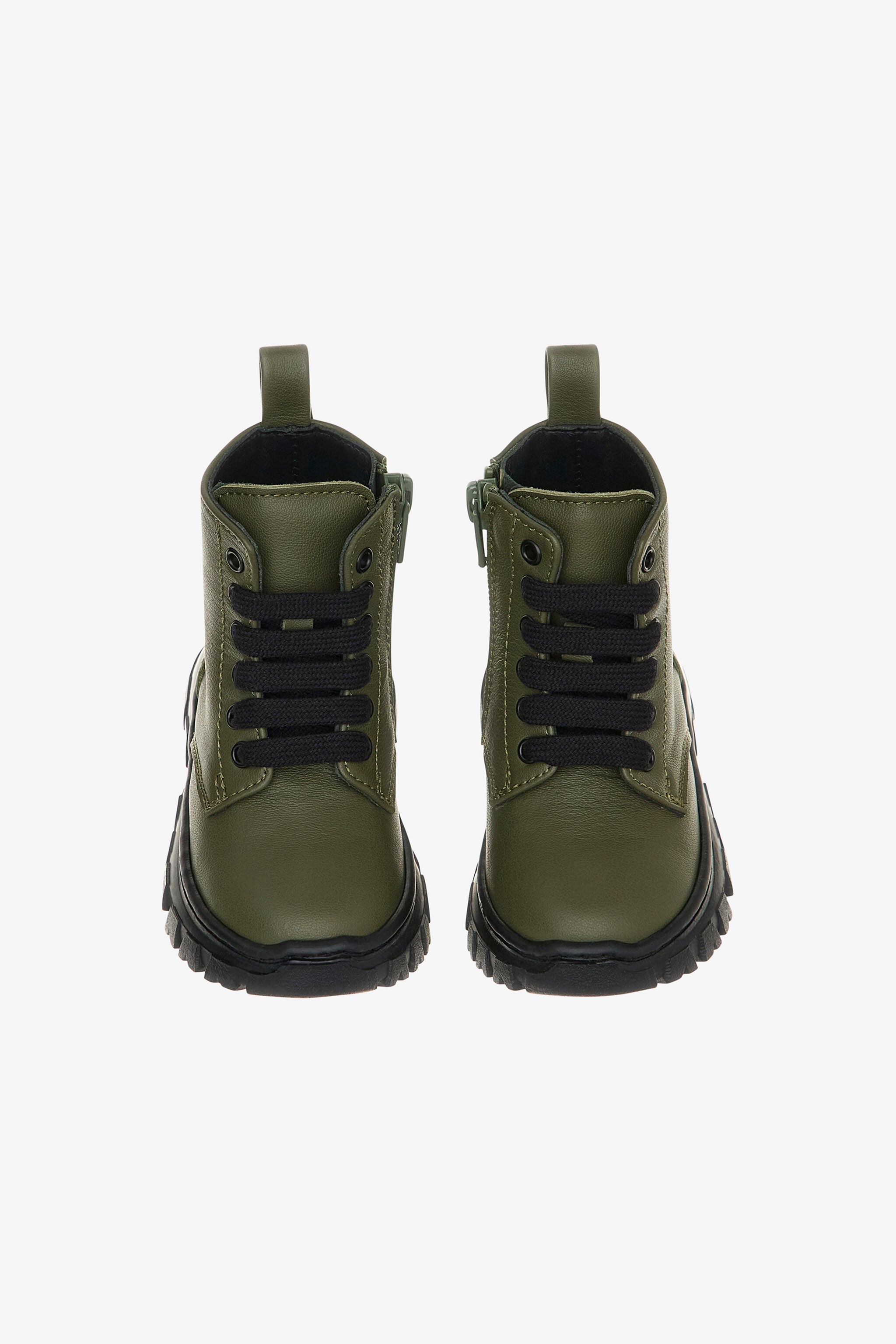 JU Stiefelette mit RC-Logo JU Stiefelette mit RC-Logo Dunkelgrün RJS00L-PZJ02