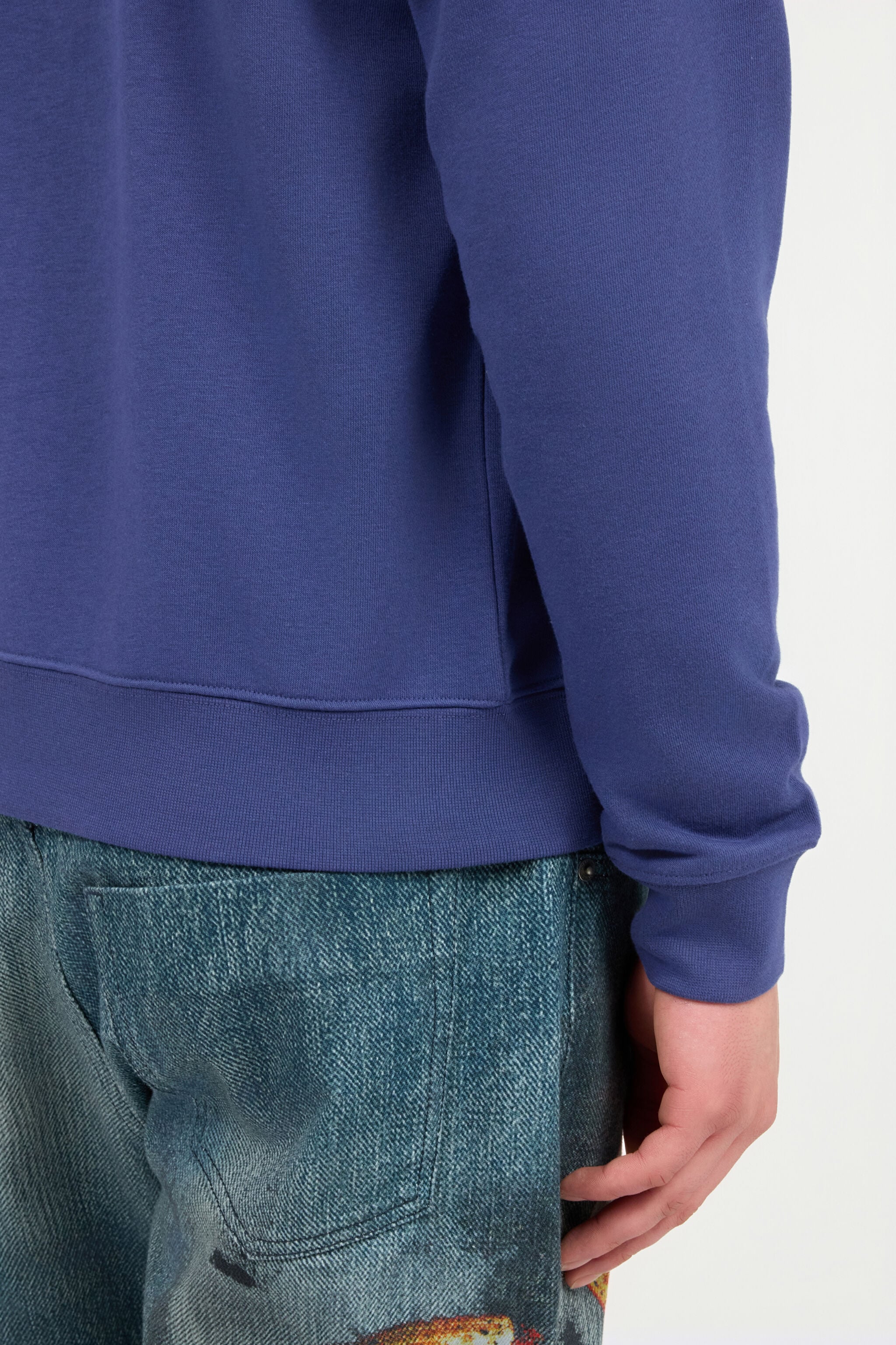 RC Sweatshirt Bleu Avec Jaguar Et Éclair NAVY POT69B-CF052