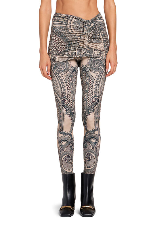 RC Leggings con stampa Henna Tattoo INDIGO/NUDE JQT205-8FS08