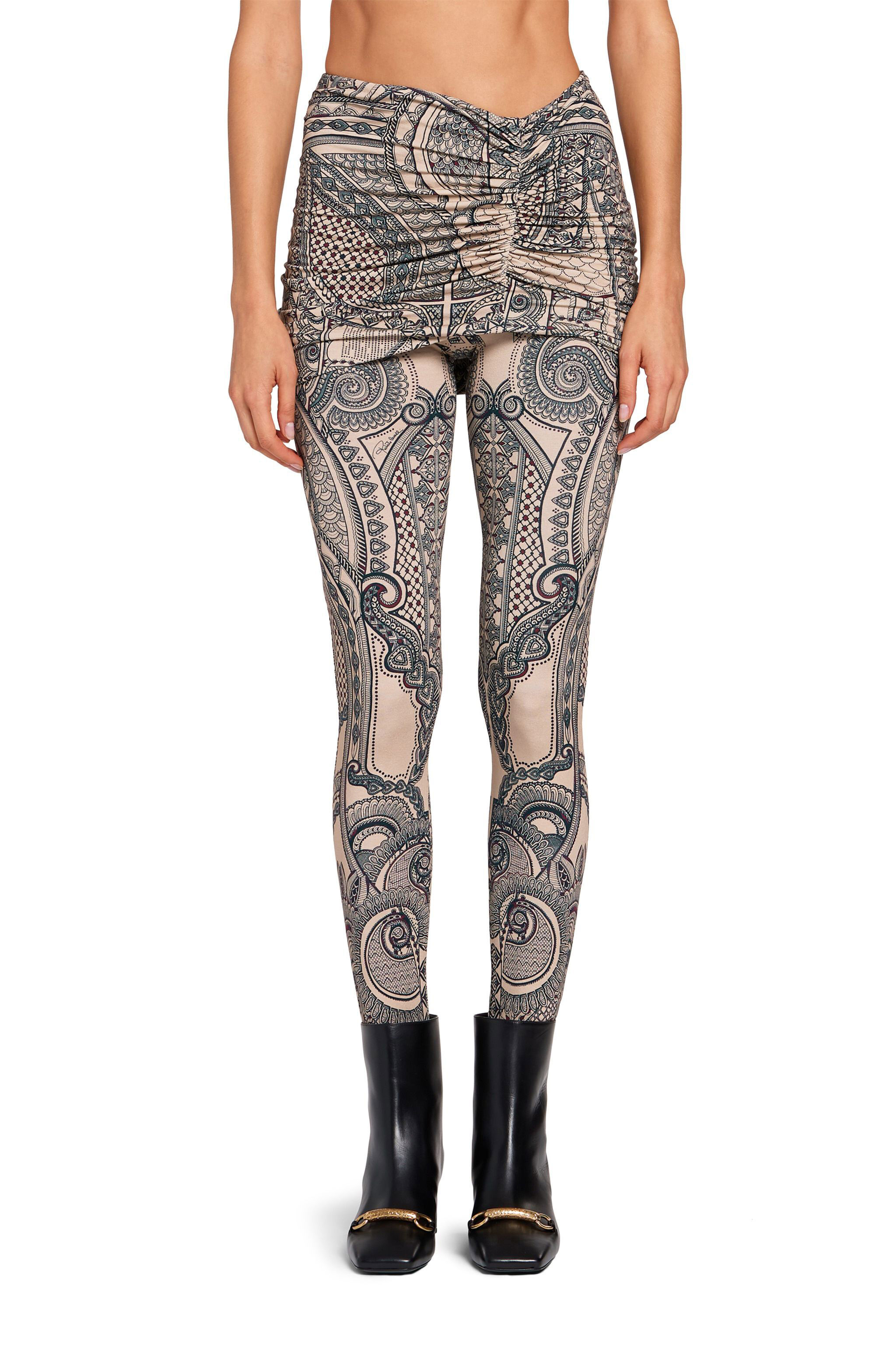 RC Leggings con stampa Henna Tattoo INDIGO/NUDE JQT205-8FS08