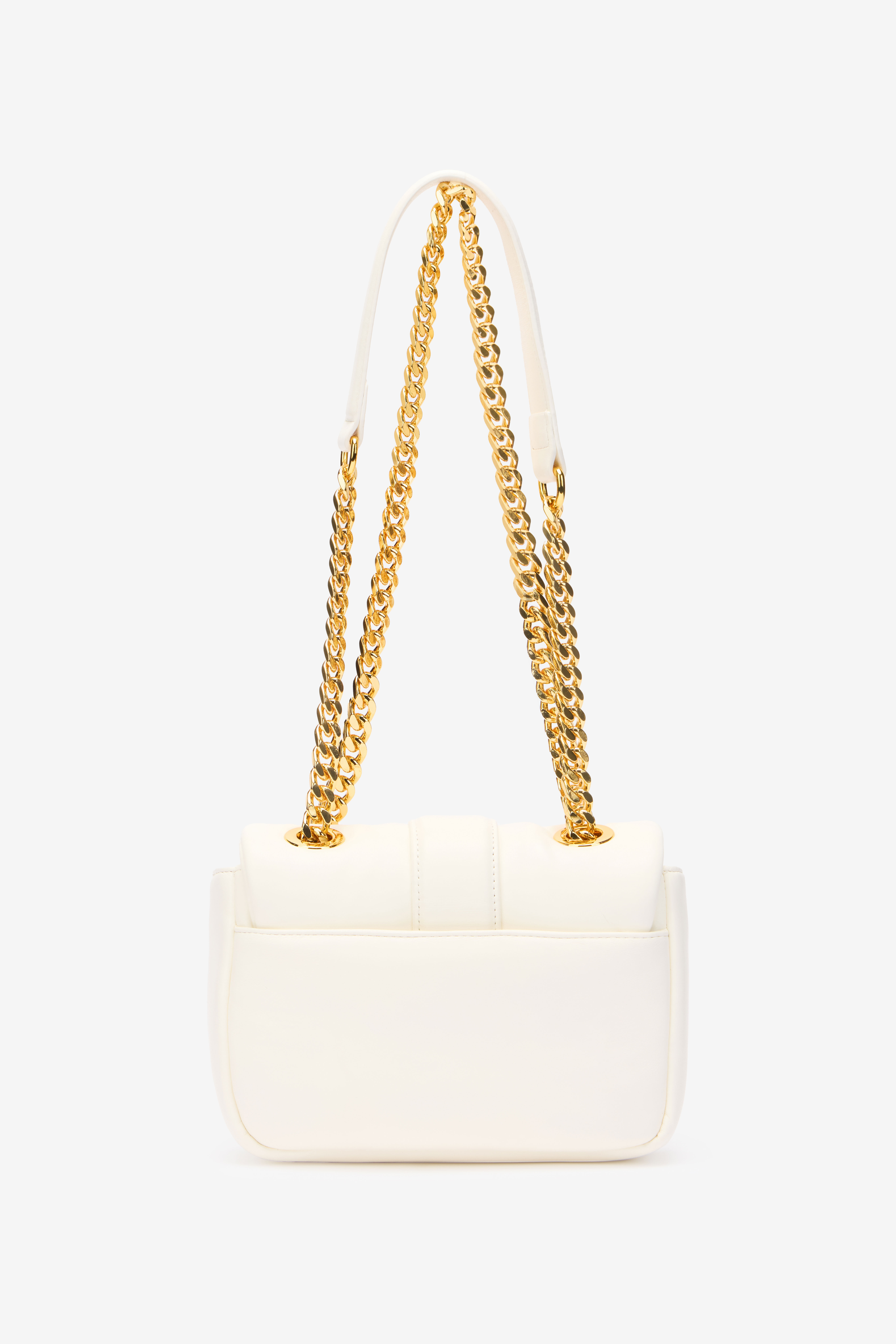 Shoulder Bag With Snake Buckle in WHITE for Women | Roberto Cavalli®