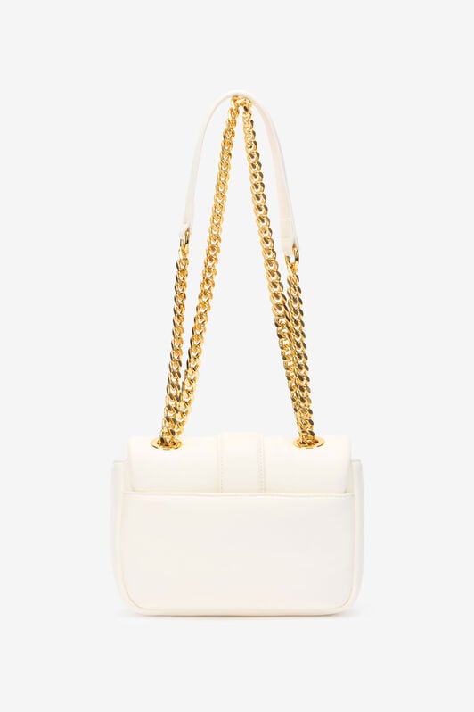 JC Shoulder Bag With Snake Buckle JC Shoulder Bag With Snake Buckle WHITE UFB058-UF427