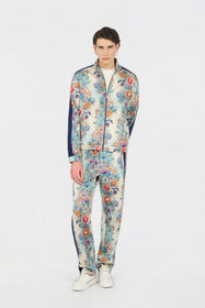 JC Sudadera con Estampado Tropical Garden 217 AZZURRO + 582 AR WFT108-WF138
