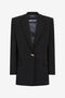 JC Giacca Con Bottone Serpente JC Giacca Con Bottone Serpente Nero TFT148-TF215