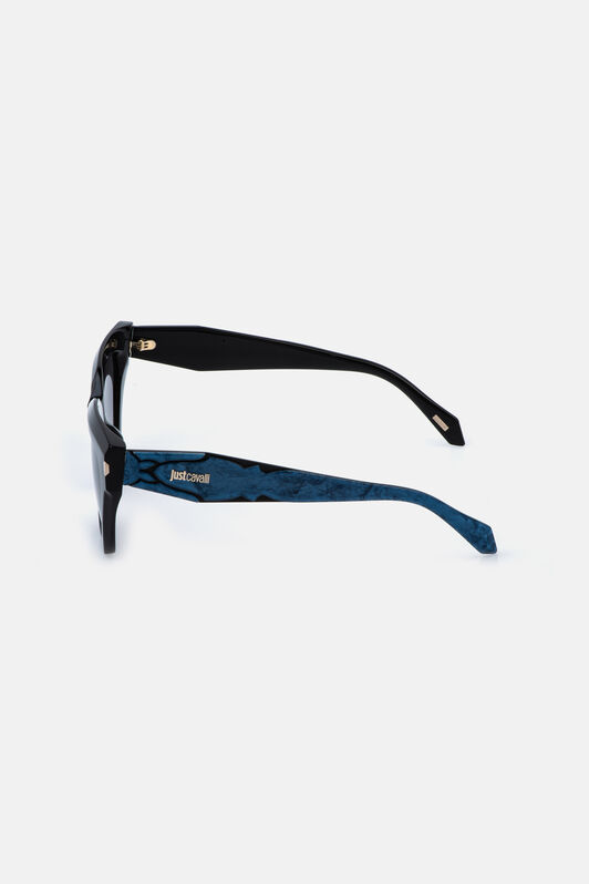 JC Cat-eye feminine sunglasses SHINY BLACK BLUE VALD20-ID261