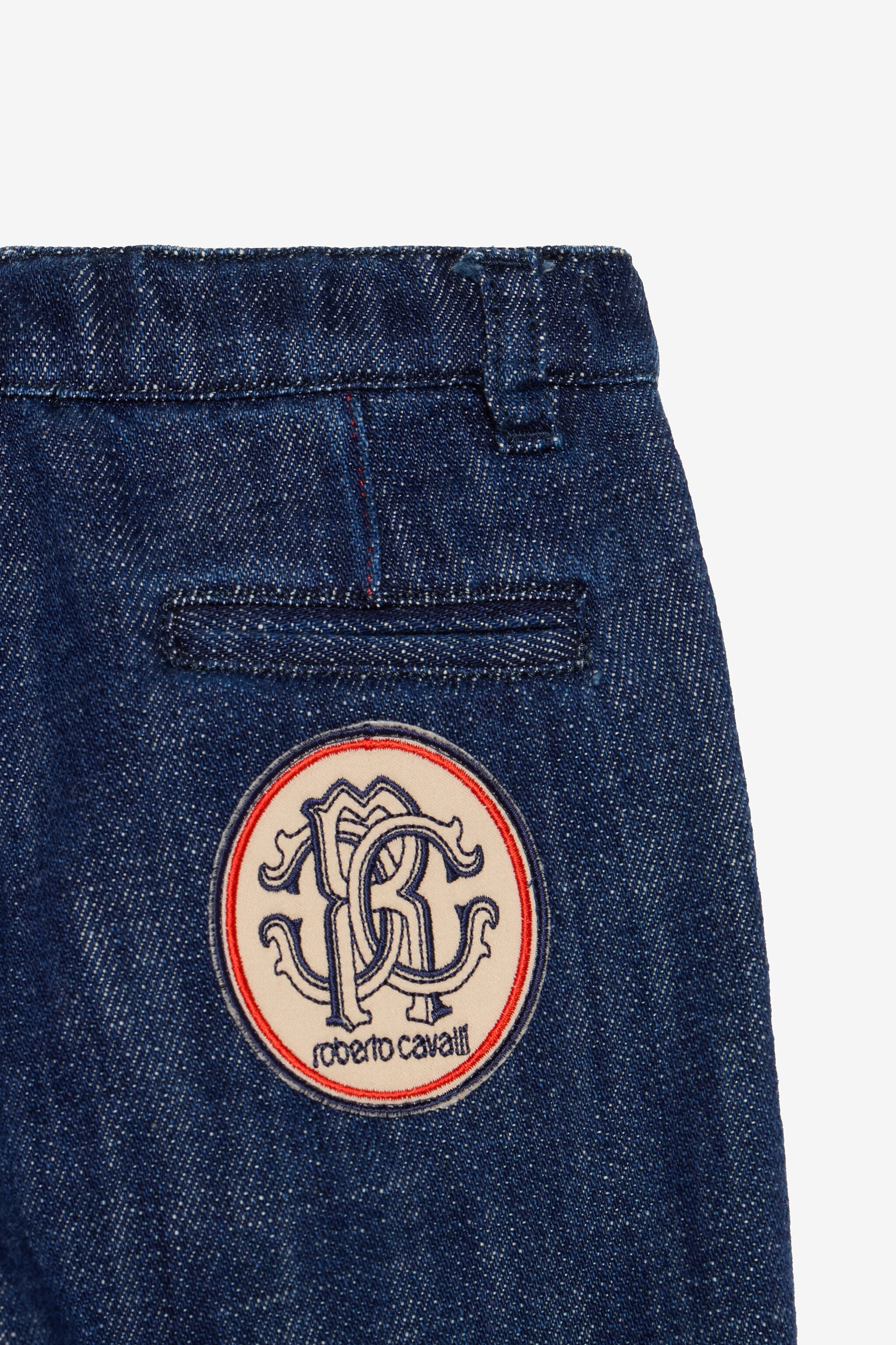 JU Vaqueros Azules para Niño con Parche Monogram RC JU Vaqueros Azules para Niño con Parche Monogram RC MEDIUM BLUE VJJ200-DS016
