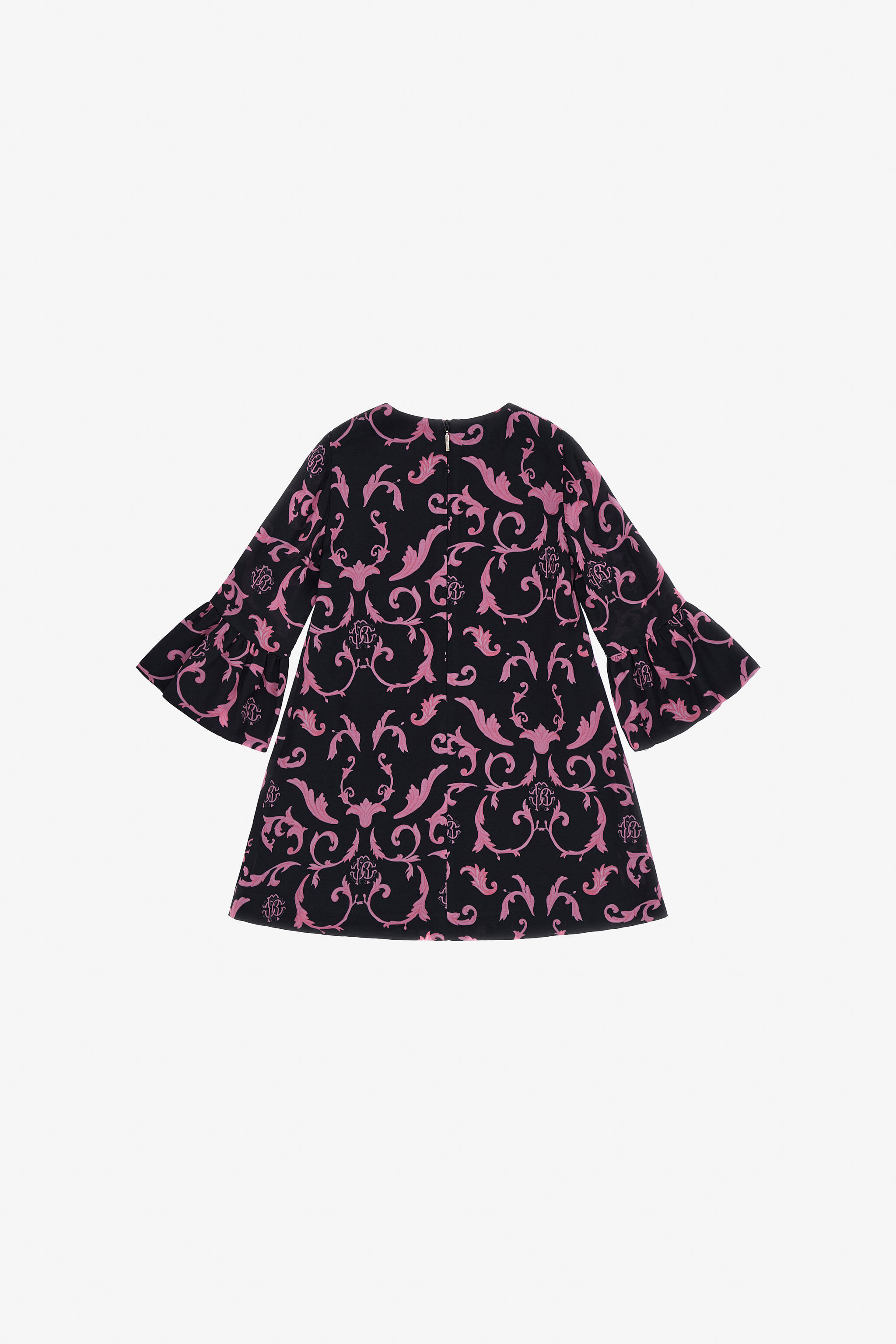 JU Vestido Estampado JU Vestido Estampado Negro SJT177-HQL96