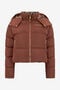 RC Brown Down Jacket With Monogram Rc RC Brown Down Jacket With Monogram Rc COFFEE ROT80C-FY035