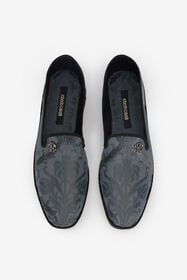 RC Roberto Cavalli Jacquard Slip-On Shoes MEDIUM GREY VRS018-VLV04
