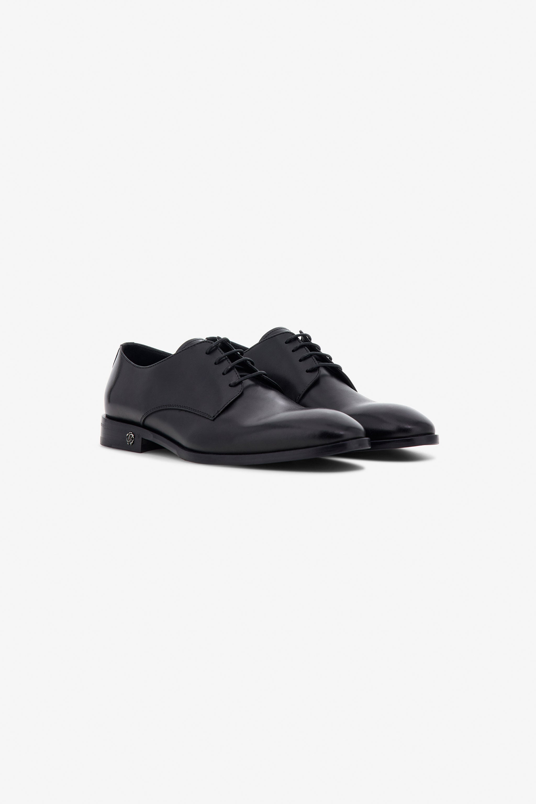 RC Black Shoes Laced Up Monogram RC RC Black Shoes Laced Up Monogram RC Black TRS031-PZ03A
