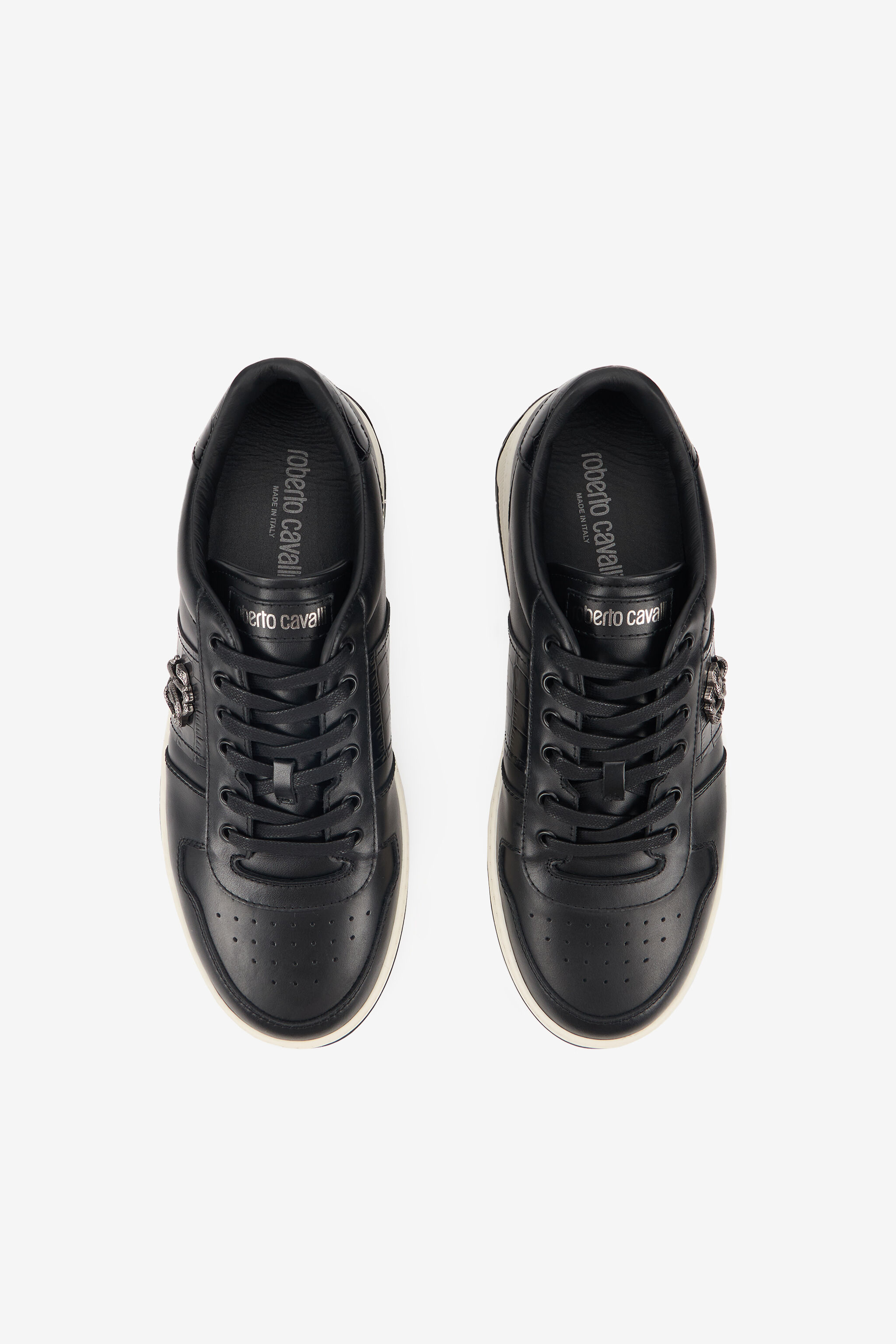 RC Sneakers nere con monogramma RC RC Sneakers nere con monogramma RC BLACK TOS00G-PZC15