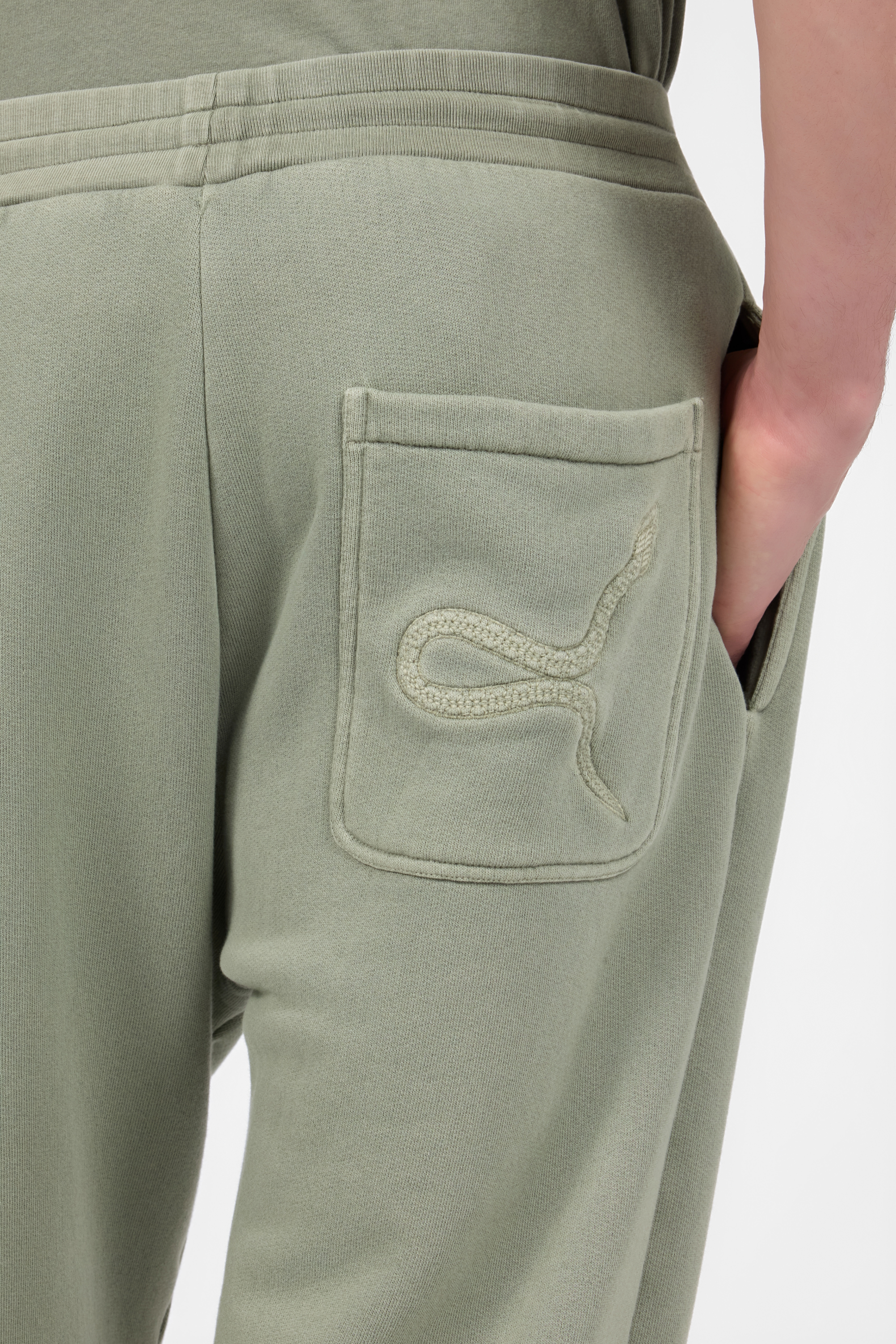 RC Sage Green Cotton Trousers RC Sage Green Cotton Trousers SAGE XNT25F-CF021