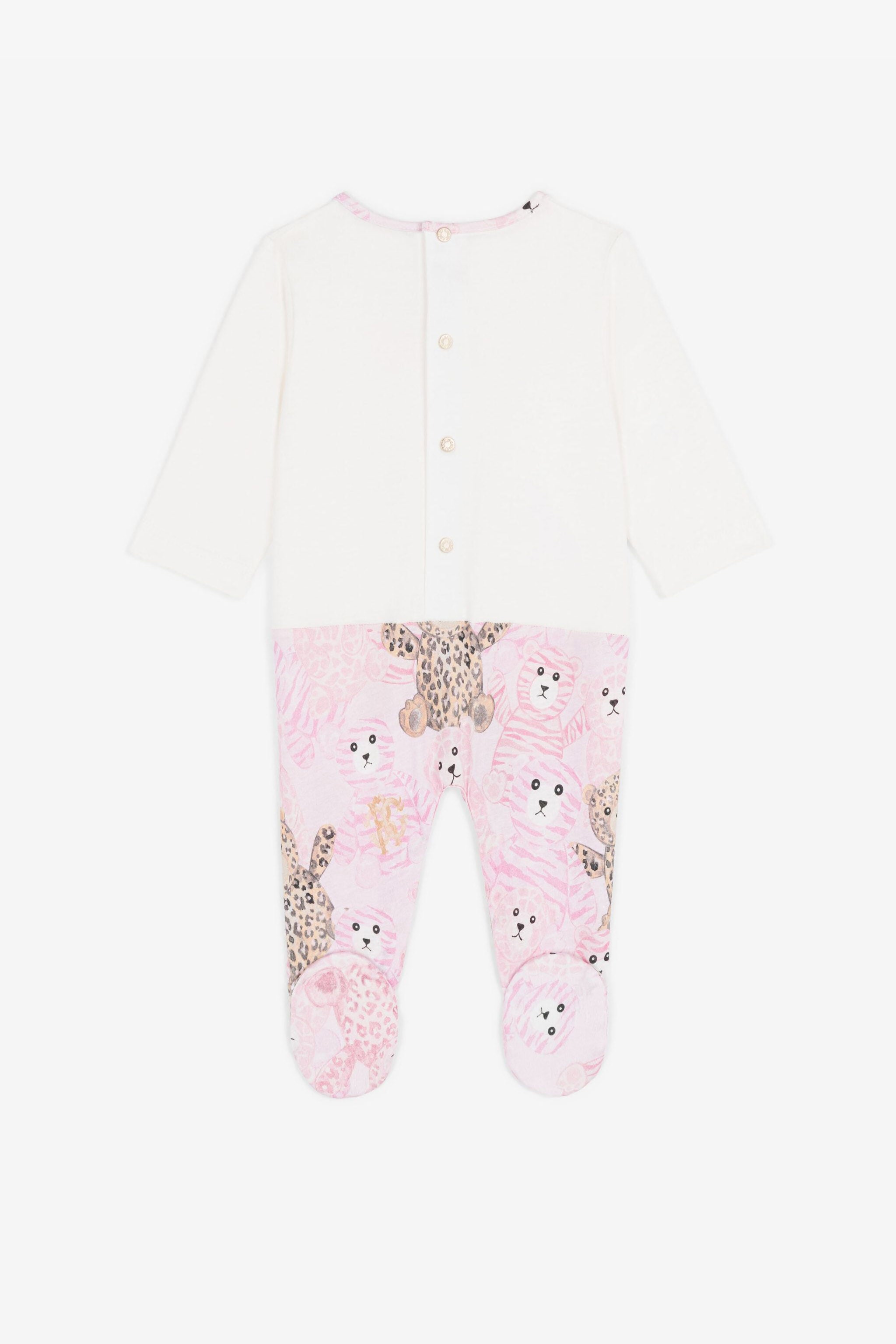 JU Strampler-Set mit Tiere-Print JU Strampler-Set mit Tiere-Print Rosa RJT828-JD001