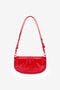 JC Red Glossy Shoulder Bag With Logo JC Red Glossy Shoulder Bag With Logo BLOOD VFB114-VF746