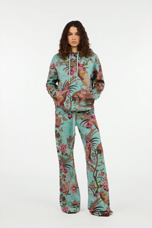 RC Multicolor-Sweatshirt mit Oriental Bird-Print RC Multicolor-Sweatshirt mit Oriental Bird-Print PISCINA/ROSA VKT67A-2GP76