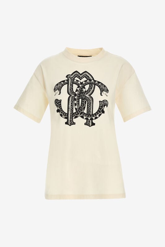 RC Monogram RC t-shirt RC Monogram RC t-shirt Ivory SKT61A-JD062