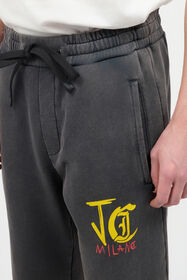 JC Pantalones Jogger Con Detalles Personalizados Negro UFT001-UF015