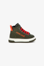 JU Sneaker mit RC-Logo Dunkelgrün RJS00I-PZJ02