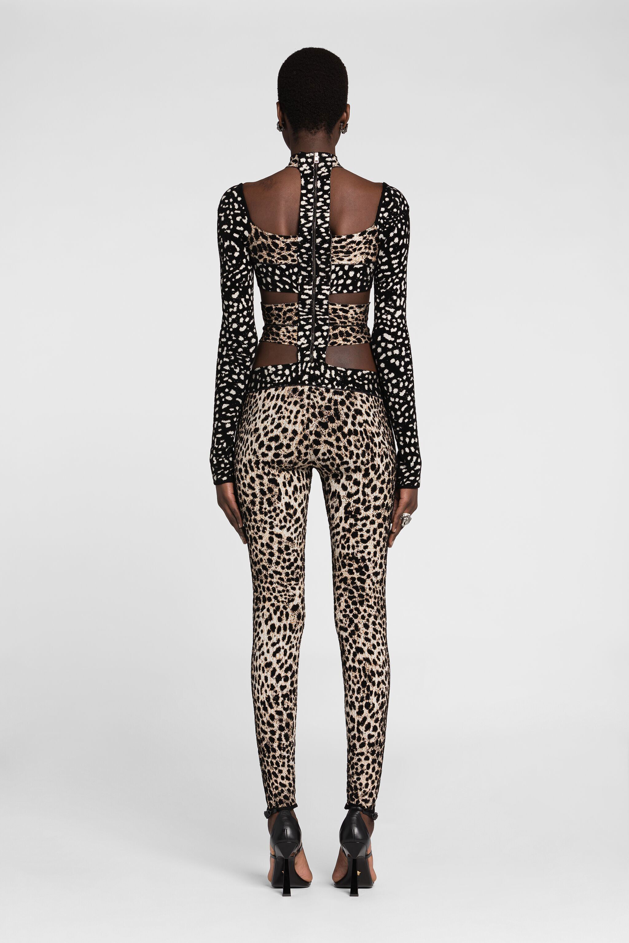 RC Cheetah-Jacquard Cut-Out Bodysuit RC Cheetah-Jacquard Cut-Out Bodysuit NATURALE PWM151-MI150