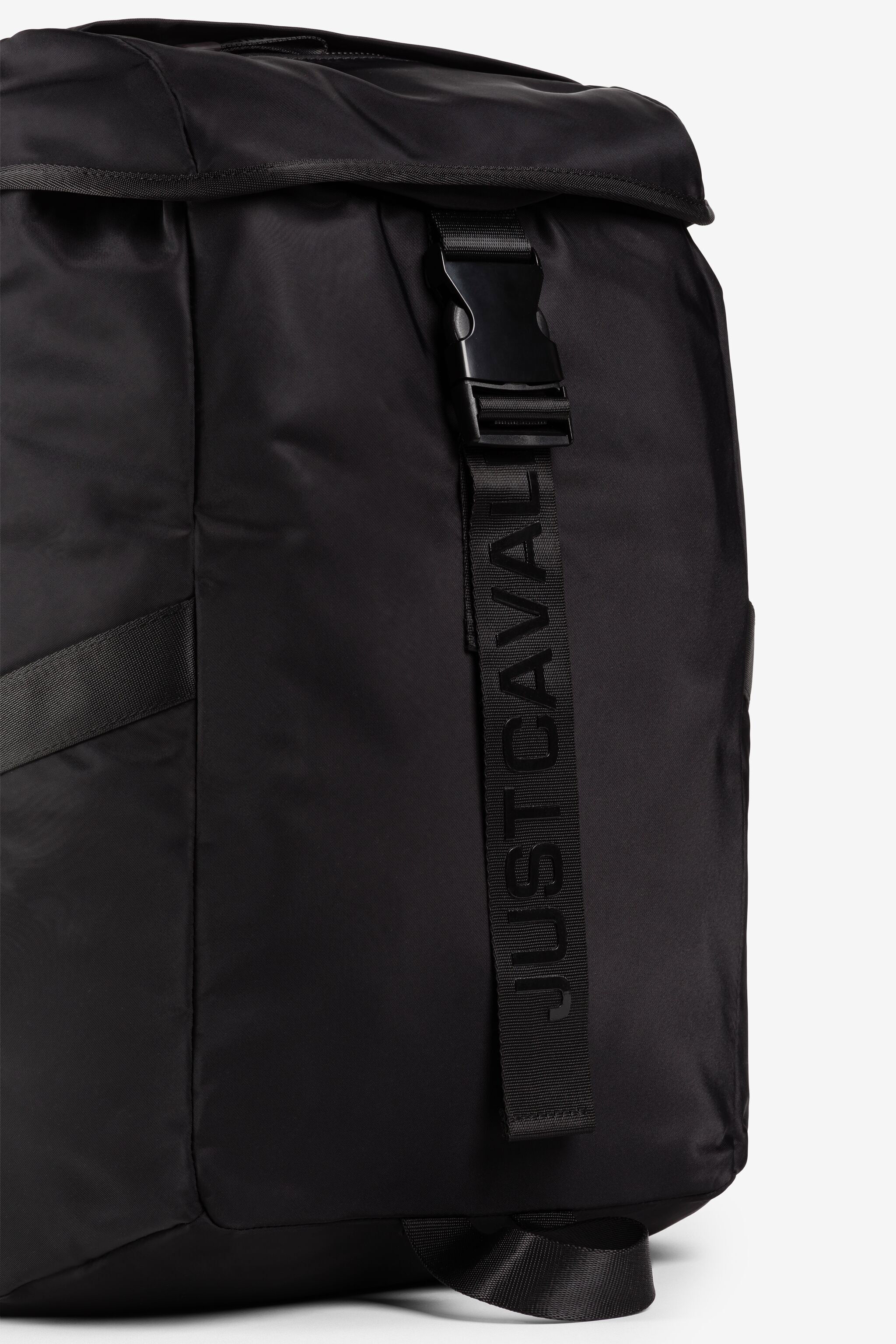 JC Just Cavalli Rucksack mit Logo-Applikation JC Just Cavalli Rucksack mit Logo-Applikation Schwarz Q62347-Q1250